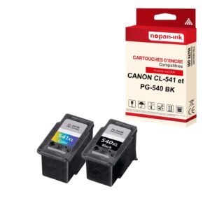 PG 540XL + CL 541XL Noir + Couleur – Cartouche d’encre compatible pour CANON
