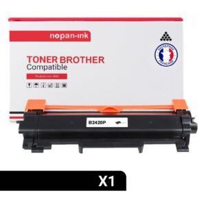 1 Toner – TN2420 TN 2420 (Noir) – Compatible Pour BROTHER