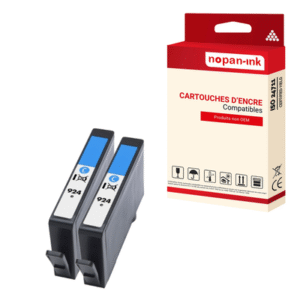 2 ENCRE pour HP 924eXL Cyan