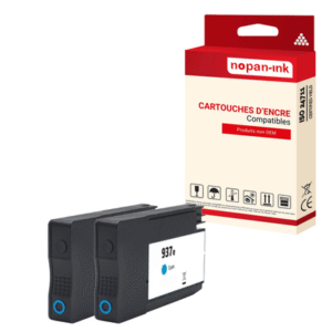2 ENCRE pour HP 937eXL Cyan
