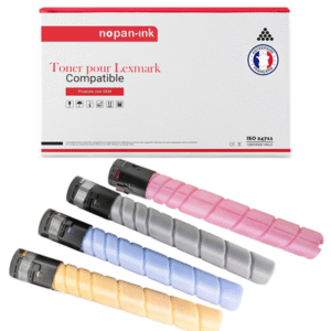 4 TONER pour Lexmark XC9235PK4 Multicolor 30000 Pages avec Lexmark XC9235 Series