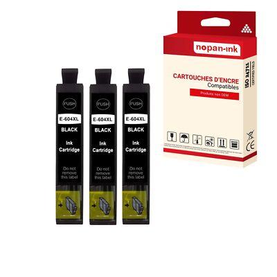 Cartouche pour EPSON 604XXL 604 XXL Ananas Compatible Noir x 3 C13T09Q14010 - NO