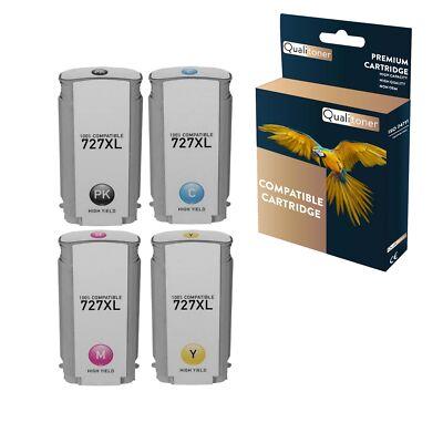 Cartouche pour HP 727 B3P23A/F9J79A B3P19A/F9J76A B3P20A/F9J77A B3P21A/F9J78A Co