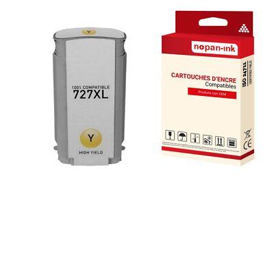 Cartouche pour HP 727 HP727 B3P21A F9J78A Compatible Jaune x 1 NOPAN-INK DesignJ