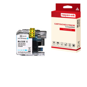 ENCRE compatible pour BROTHER LC22EC Cyan C 15,6ml