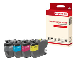 ENCRE compatible pour BROTHER LC422XL Multi-couleurs PK4 3000 - 1500 Pages