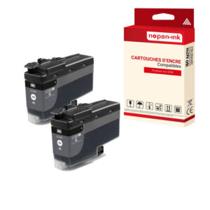 ENCRE compatible pour BROTHER LC426XL Noir 2BK 6000 Pages
