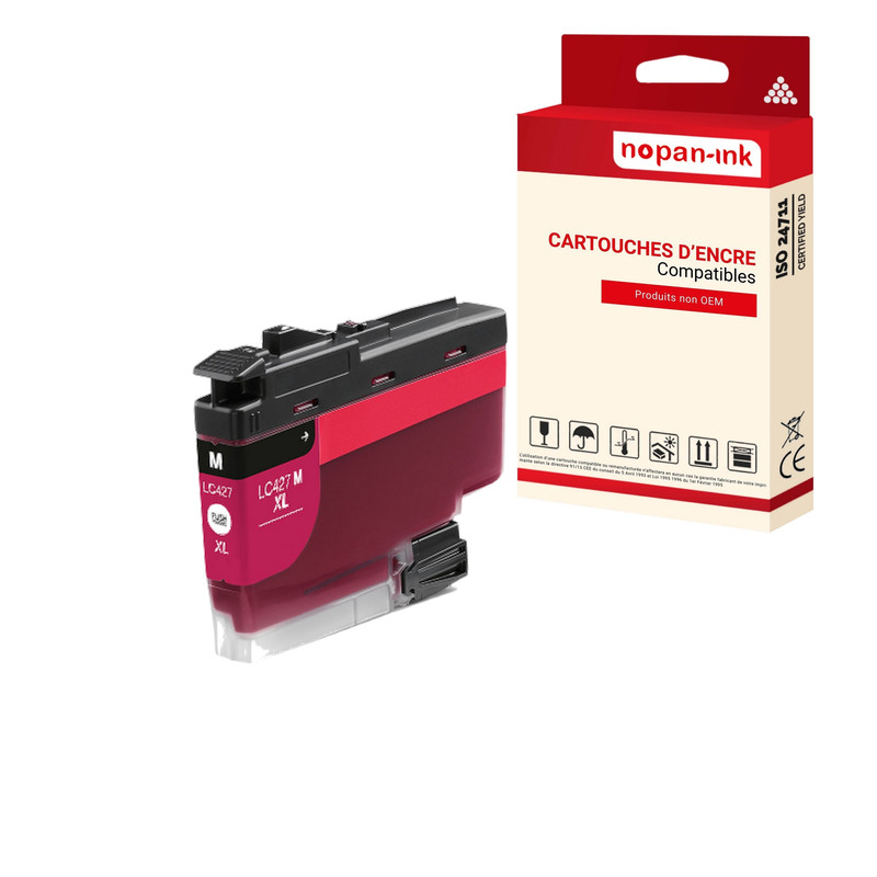 ENCRE compatible pour BROTHER LC427XL Magenta M 5000 Pages