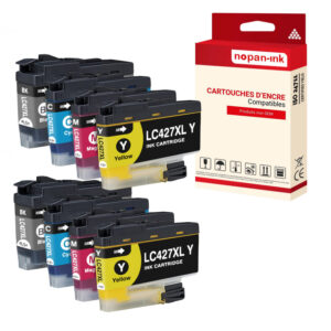ENCRE compatible pour BROTHER LC427XL Multi-couleurs PK8 6000 - 5000 Pages