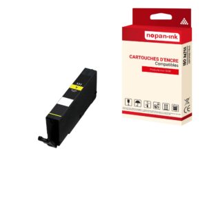 ENCRE compatible pour CANON CLI531 CLI 531 Jaune Y 515 Pages