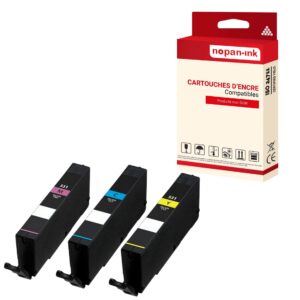 ENCRE compatible pour CANON CLI531 CLI 531 Multi-couleurs 3CL 515 pages 475 pages