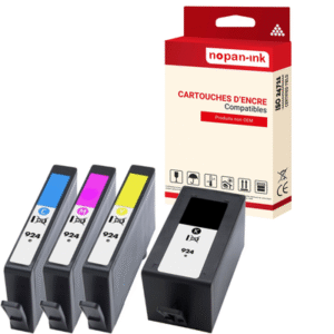Pack de 4 Cartouches Compatible pour HP 924eXL