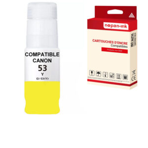 ENCRE compatible pour CANON GI-53 GI53 Jaune Y 60ml