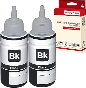 ENCRE compatible pour CANON GI40 Noir 2BK 135 ml