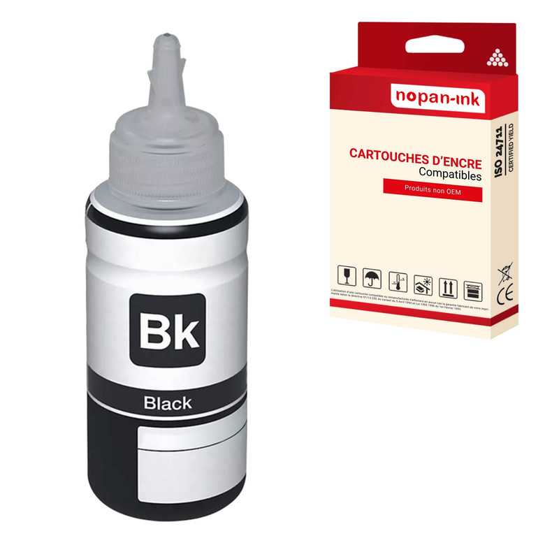 ENCRE compatible pour CANON GI40 Noir BK 135 ml