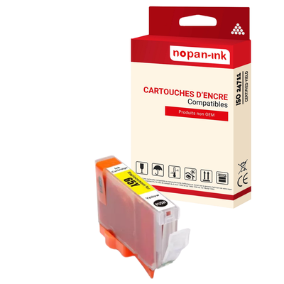 1 ENCRE pour CANON CLI65Y Jaune
