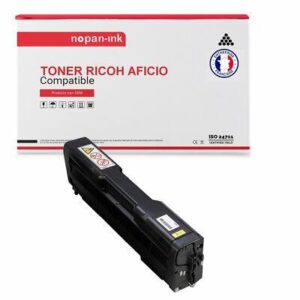 NOPAN-INK - Toner x1 406482 SPC310Y 407635 Jaune compatible RICOH