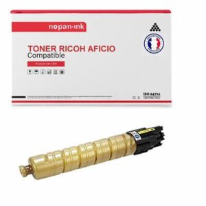 NOPAN-INK - Toner x1 820117 821059 Jaune compatible RICOH