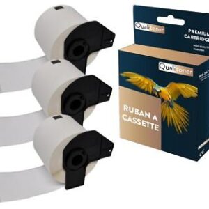 3 rouleau DK11202 étiquette de transport compatible pour Brother 62x100 mm