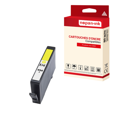 1 ENCRE pour HP 924eXL Jaune