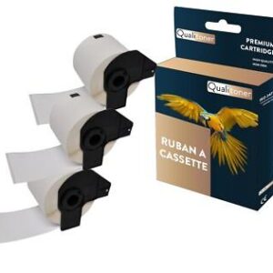 3 rouleau DK11240 Grande étiquette compatible pour Brother 102x51 mm