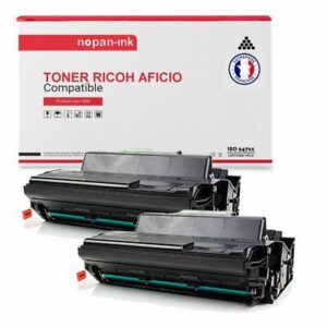NOPAN-INK - Toner x2 400760 TYPE 215 Noir compatible RICOH