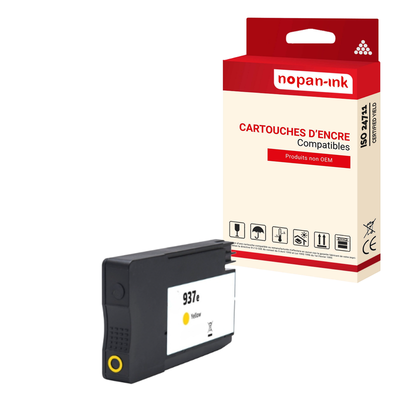 1 ENCRE pour HP 937eXL Jaune