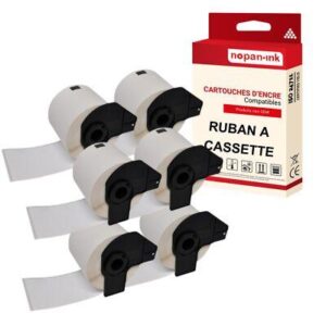 6 rouleau DK11247 étiquette compatible pour Brother 102x152 mm