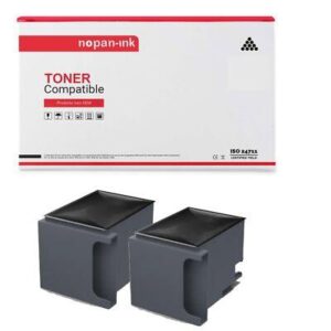 NOPAN-INK - x2 Réservoir de maintenance compatible Epson T6714 (C13T671400) pour