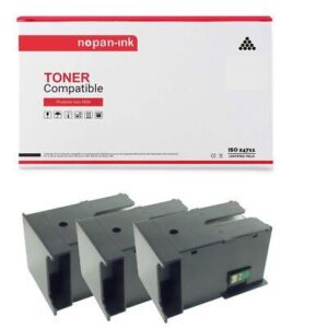 NOPAN-INK - x3 Réservoir de maintenance compatible Epson T6710 (C13T671000) pour