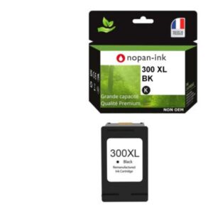 1 Cartouche d'encre compatible pour HP 300 XL Noir CC641EE
