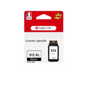 PG 512XL, 1 Cartouche d'encre compatible pour CANON PG512 XL Noir 2969B001/2970B