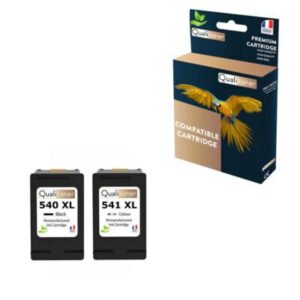 PG 540XL + CL 541XL XL, 2 Cartouche d'encre compatible pour CANON PG540XL + CL54