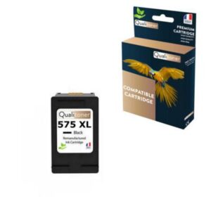 PG 575XL, 1 Cartouche d'encre compatible pour CANON PG575 XL Noir 5437C001/5438C