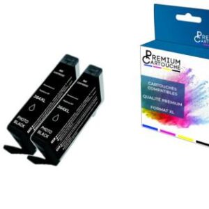 PREMIUM CARTOUCHE - 2 Cartouche Compatible HP 364XL Photo Black