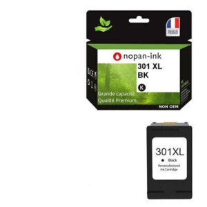 1 Cartouche d'encre compatible pour HP 301 XL Noir CH563EE