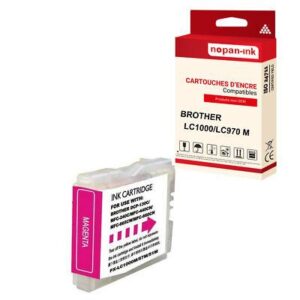 Cartouche BROTHER LC1000XL Magenta compatible x1 NOPAN-INK