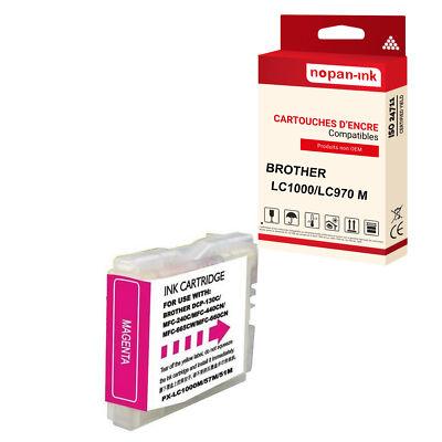 Cartouche BROTHER LC1000XL Magenta compatible x1 NOPAN-INK