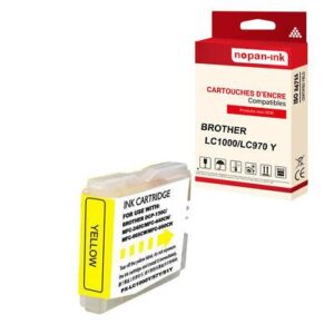 Cartouche BROTHER LC1000XL Yellow compatible x1 NOPAN-INK