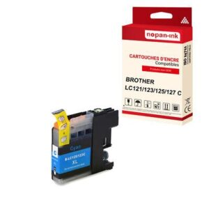 Cartouche BROTHER LC125XL Cyan compatible x1 NOPAN-INK