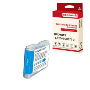 Cartouche BROTHER LC970XL Cyan compatible x1 NOPAN-INK