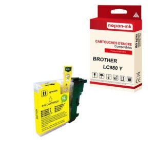 Cartouche BROTHER LC985XL Yellow compatible x1 NOPAN-INK
