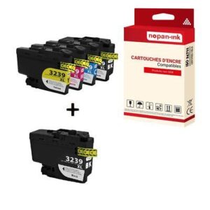 Cartouche Brother LC3239XL Compatible Multipack x 5 NOPAN-INK