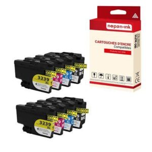 Cartouche Brother LC3239XL Compatible Multipack x 8 NOPAN-INK
