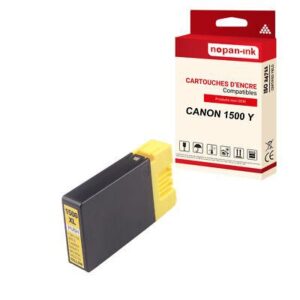 Cartouche CANON 1500XL Yellow compatible x1 NOPAN-INK