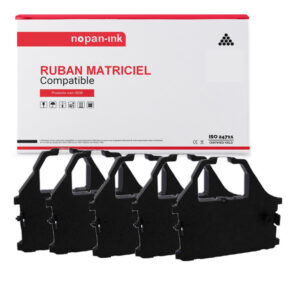RUBAN compatible pour Star  CR3240 Noir PK5 12.7mm * 5m