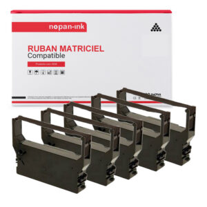 RUBAN compatible pour Star  SP300  Noir PK5 12.7mm * 5m