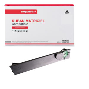 RUBAN compatible pour TALLY GENICOM T5040 Noir BK 6.35mm x 20m