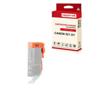 Cartouche CANON 521XL Gris compatible x1 NOPAN-INK