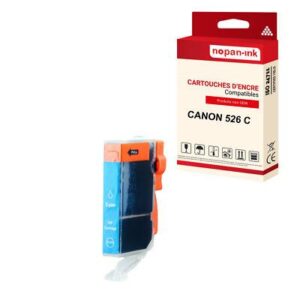 Cartouche CANON 526XL Cyan compatible x1 NOPAN-INK